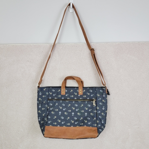 Thirty One Women's Step Up Tote In Ditzy Daisy Print NWOT - Picture 3 of 14